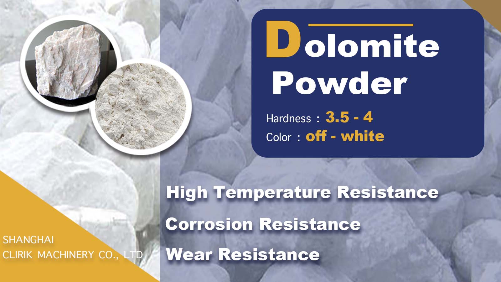 Dolomite Grinding : Industrial Process and Equipment